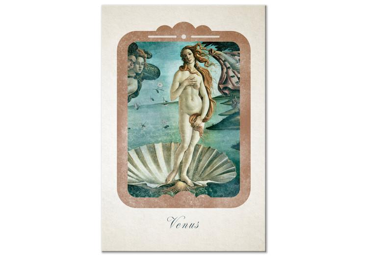 Canvas Print Birth of Venus - Fragment of a Painting by Botticelli