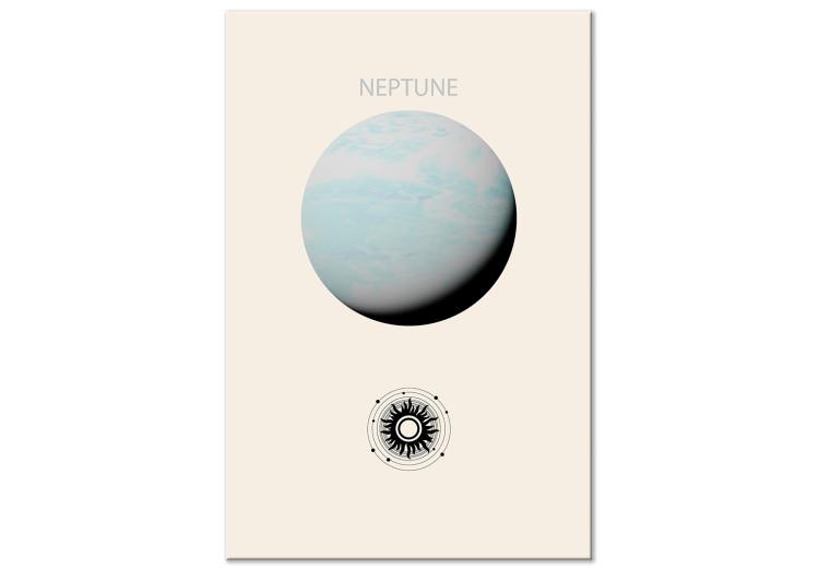 Canvas Print Planet Neptune - Gas Giant With the Solar System