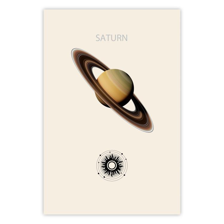 Poster Saturn - Cosmic Lord of the Rings of the Solar System
