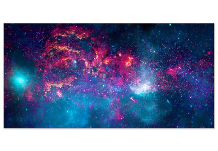 Large canvas print Space Constellations - Milky Way Seen through a Telescope