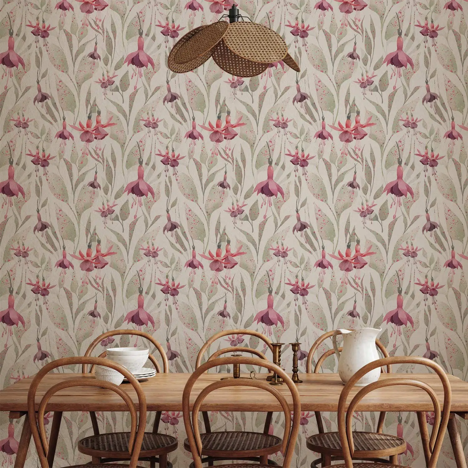 fuchsia flower wallpaper