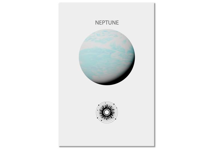 Canvas Print Planet Neptune II - Gas Giant with the Solar System
