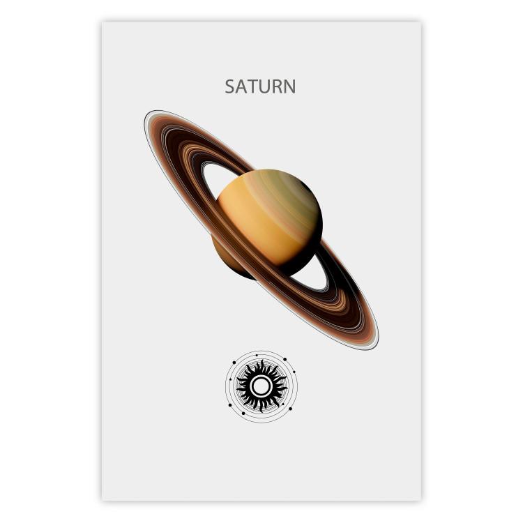 Poster Dynamic Saturn II - Cosmic Lord of the Rings with the Solar System