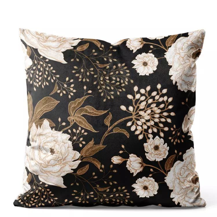 Floral elegance composition with floral motif on a dark background