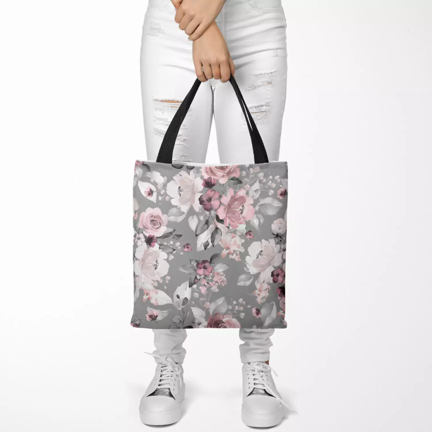 Pink grey bag shop