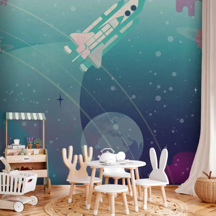 Space Adventure - Interplanetary Rocket Illustration
