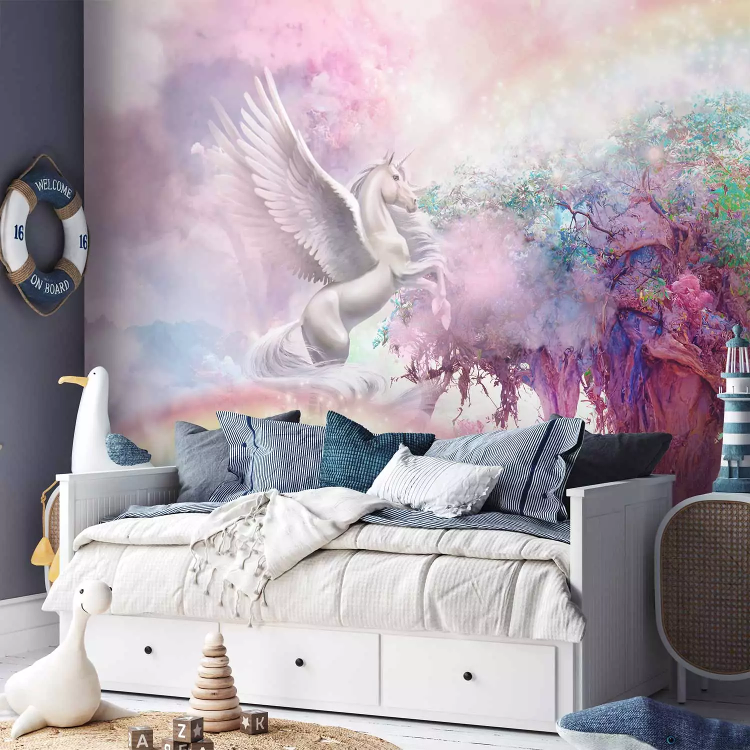 Rainbow and unicorn bedroom online