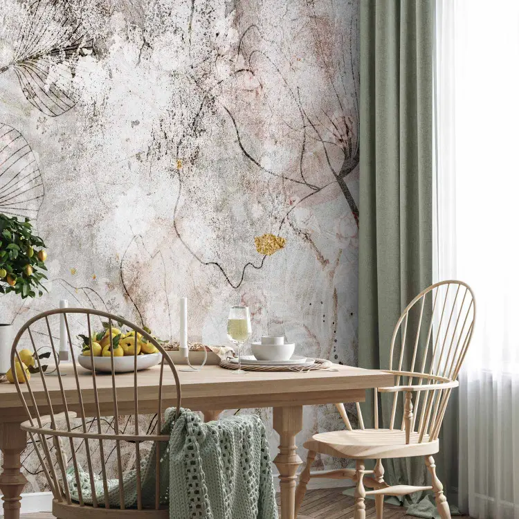 Floristic Fresco - Natural Plants as a Wall Decoration