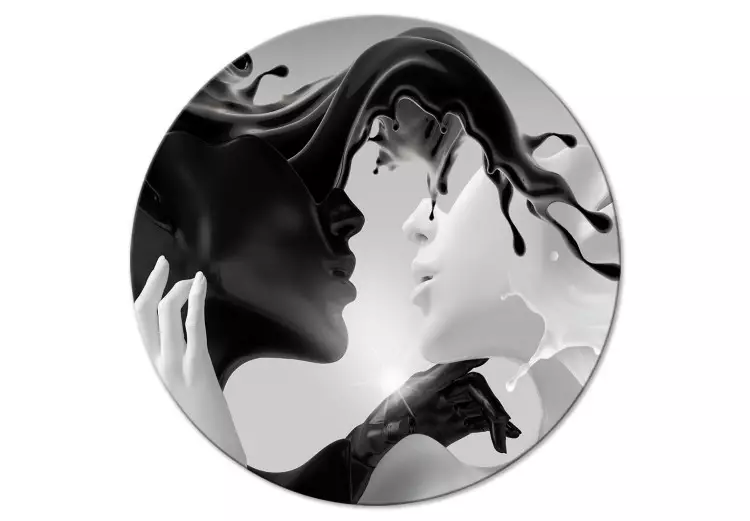 Lovers - 3D Graphics Depicting Kissing Characters