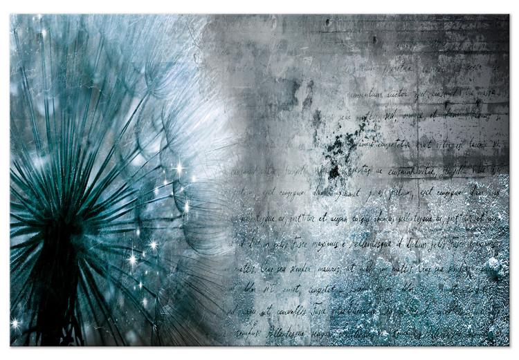Large canvas print Blue Dandelion [Large Format]
