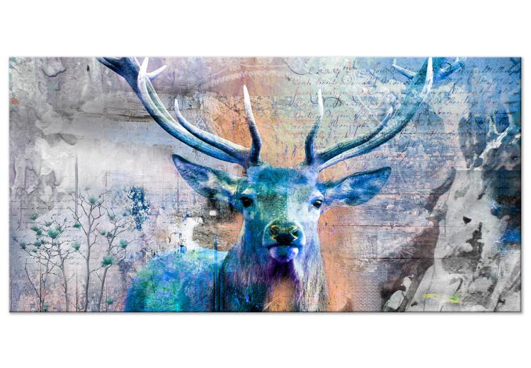 Large canvas print Blue Deer II [Large Format] 
