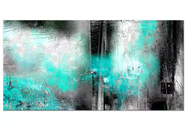Large canvas print Turquoise Fog II [Large Format]