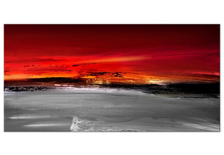 Large canvas print Crimson Landscape II [Large Format]