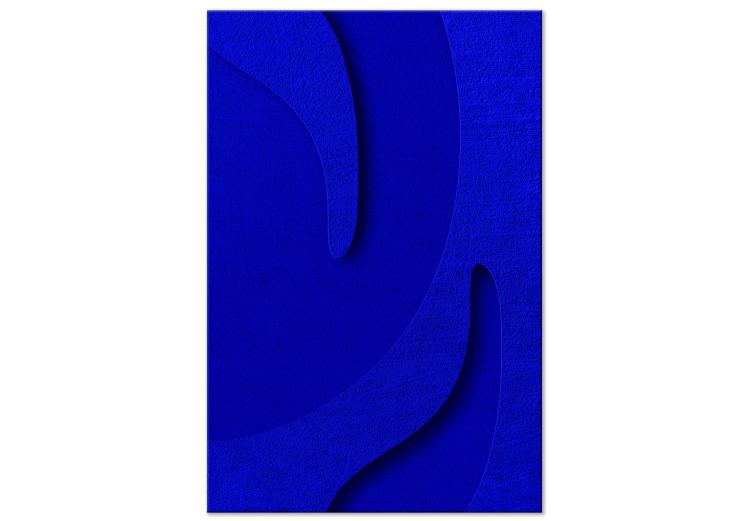Canvas Print 3D Abstract (1-piece) - modern composition in maroon