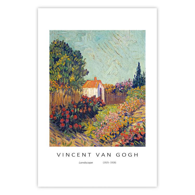 Poster Landscape - Reproduction of Vincent Van Gogh in a Modern Edition