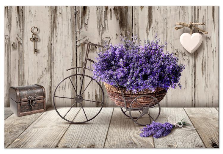 Canvas Print Secret Lavender Bouquet (1 Part) Wide
