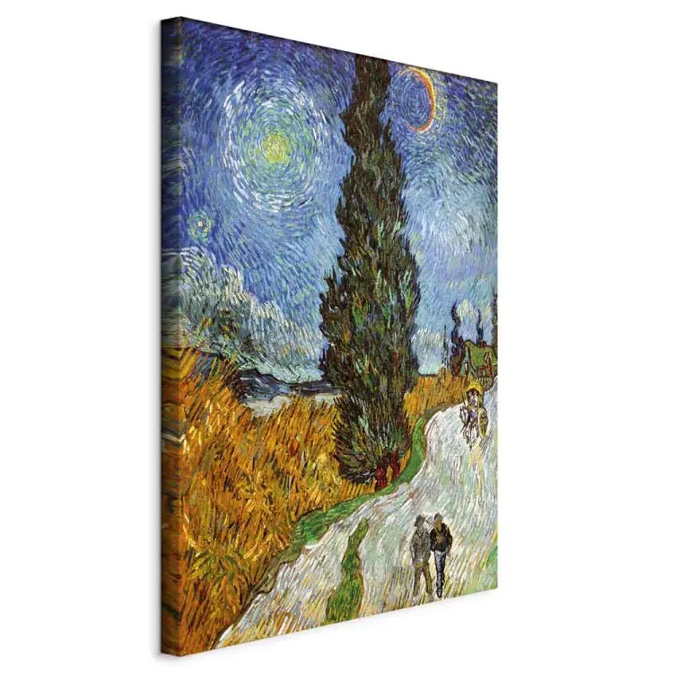 Vincent van Gogh - Road With Cypress and Star