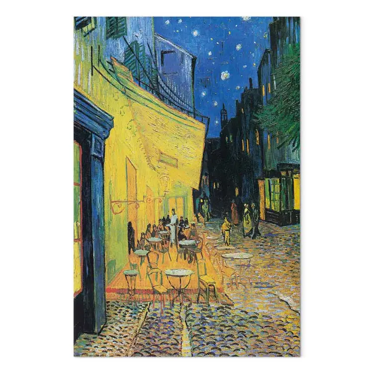 Vincent van Gogh - Terrace of the café on the Place du Forum in Arles in the evening