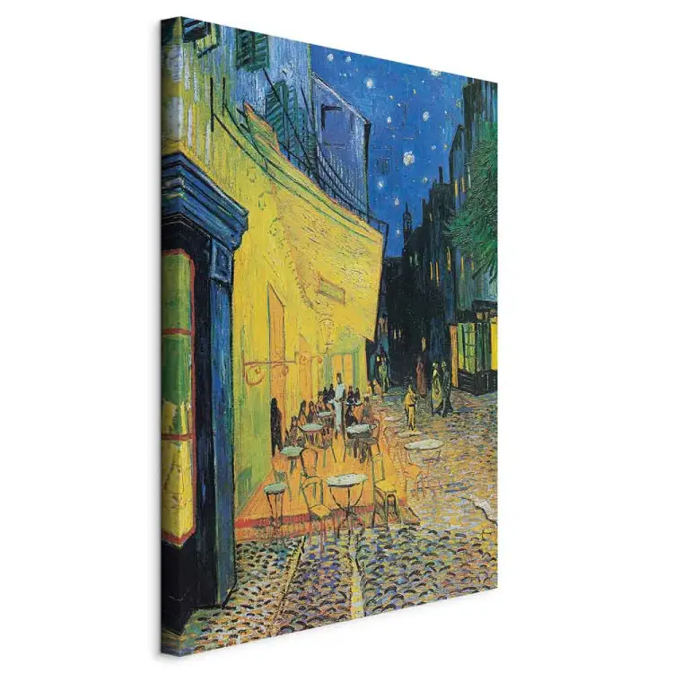 Vincent van Gogh - Terrace of the café on the Place du Forum in Arles in the evening