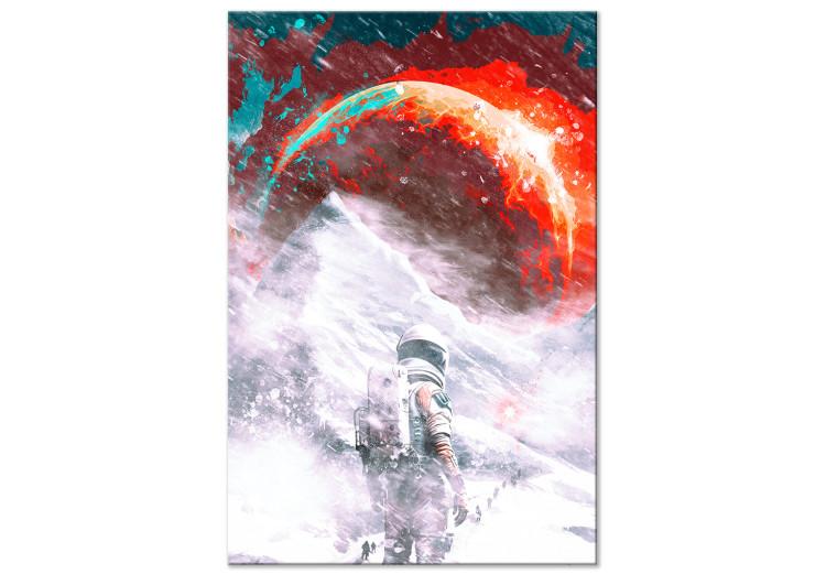 Canvas Print Journey Into the Unknown - An Apocalyptic Science Fiction Odyssey