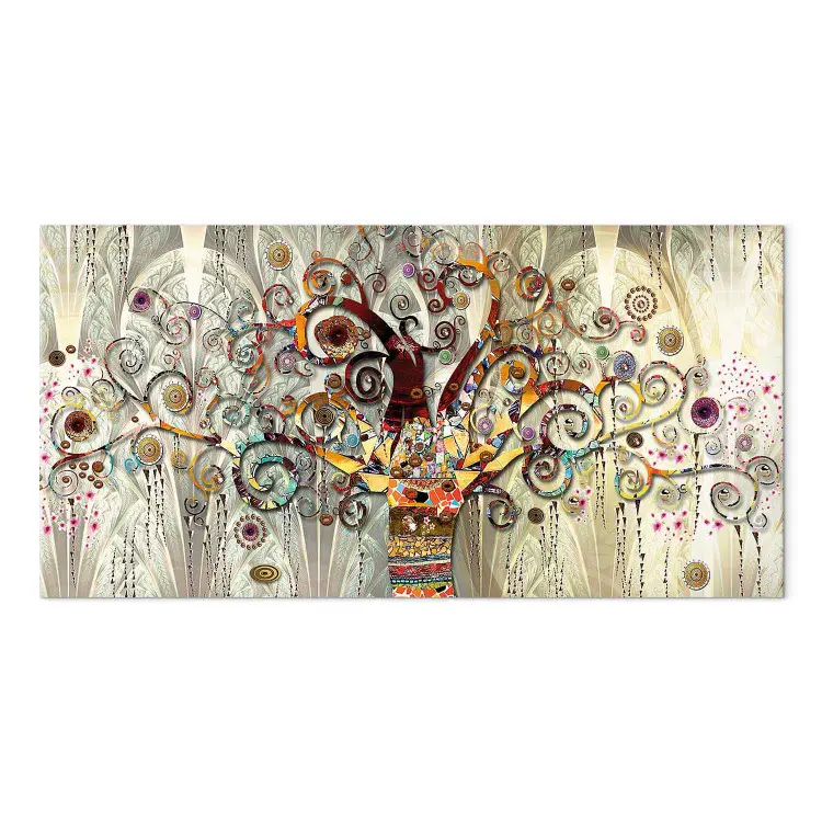 Tableau Encadré Tree Of Life – Rembrant 90x60cm – Impression Toile Premium – Bella And Home Decor