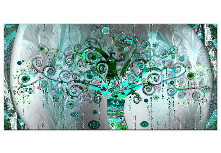 Large canvas print Emerald Magic Tree II [Large Format]