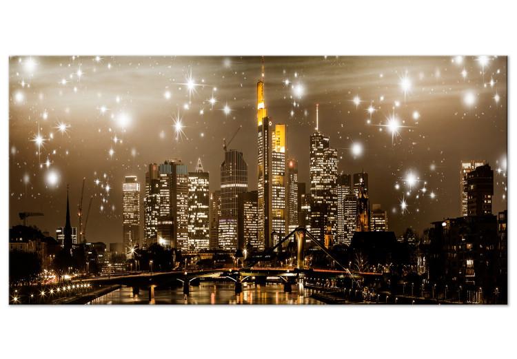 Large canvas print Lights over the city II [Large Format]