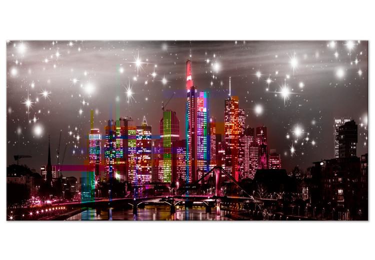 Large canvas print Skyscrapers in Fuchsia II [Large Format]