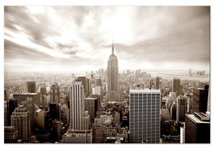 Large canvas print Monochrome New York City Skyline [Large Format]