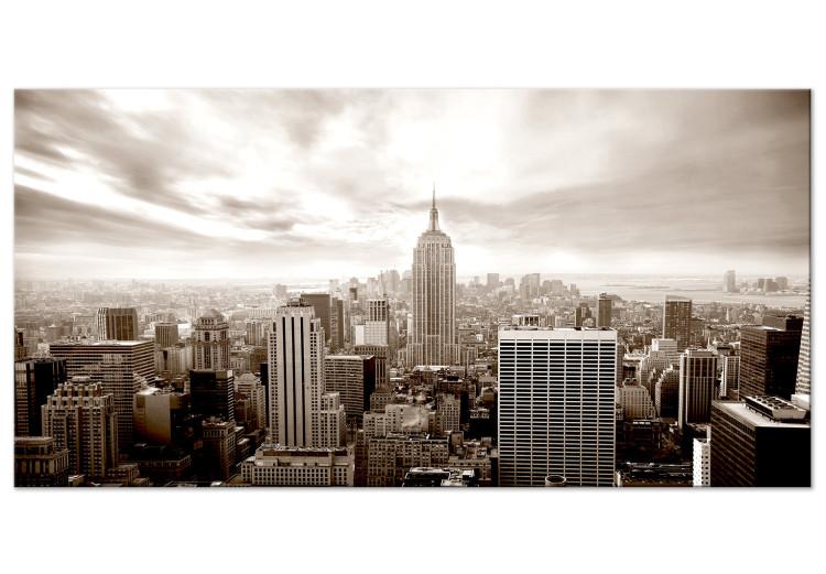 Large canvas print Monochrome New York City Skyline II [Large Format]