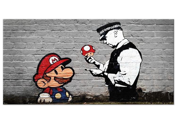 Large canvas print Super Mario Mushroom Cop II [Large Format]