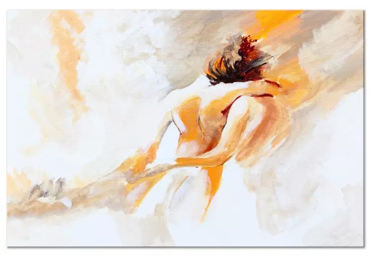Couple in Love - A Woman and a Man in a Tender Loving Embrace [Large Format]