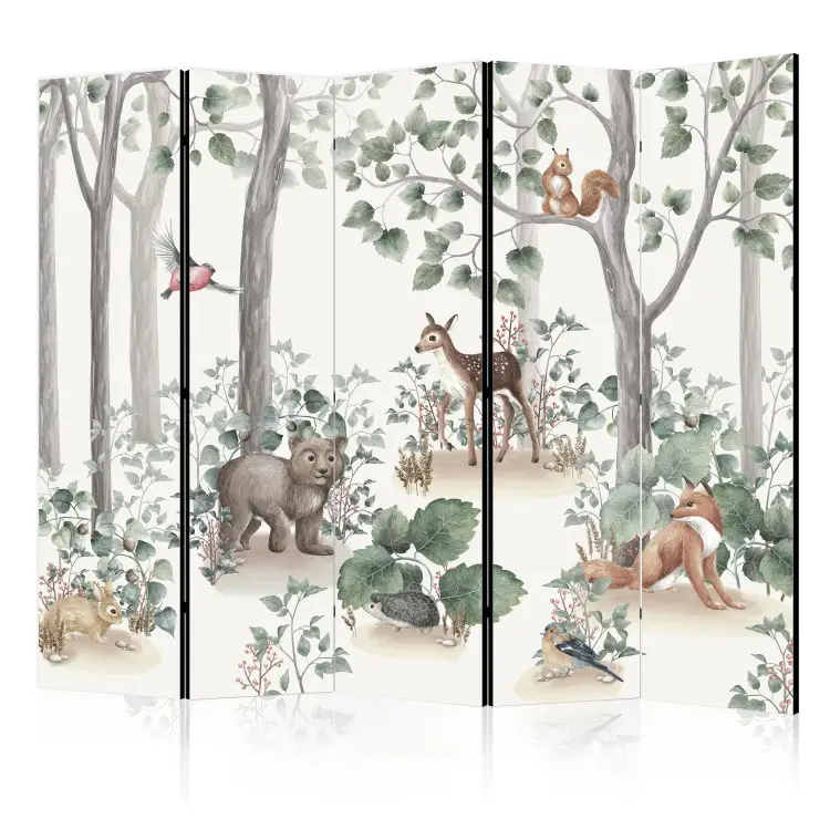 Forest Story II - Watercolor Landscape With Animals for Children