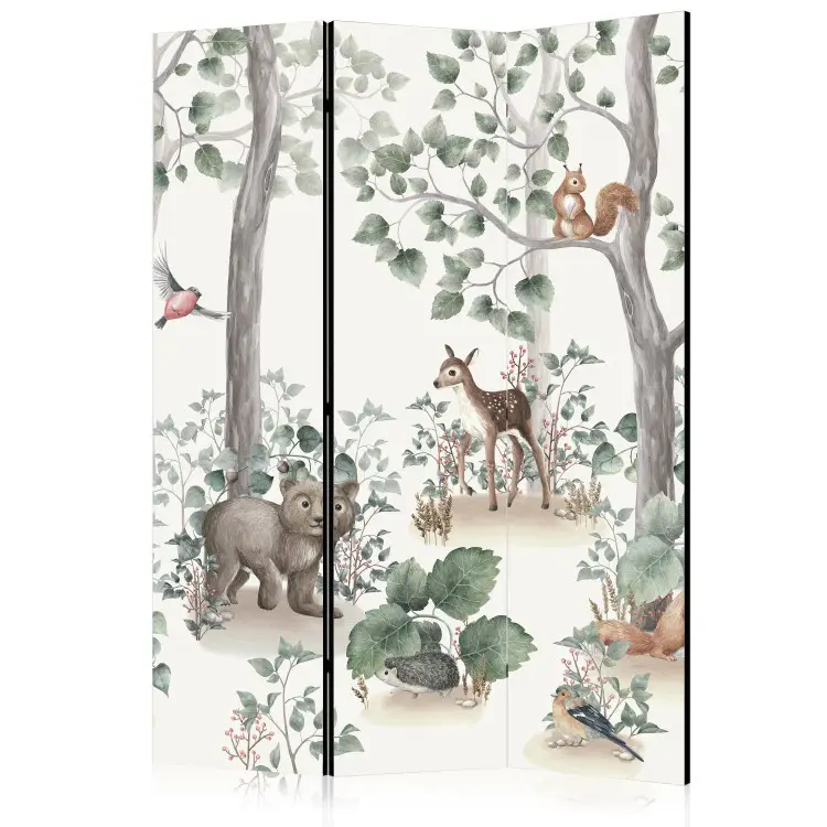 Forest Story - Watercolor Landscape With Animals for Children
