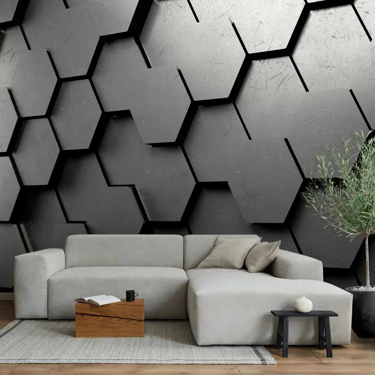 Black Gate - Optical Cubes in Gray Shades