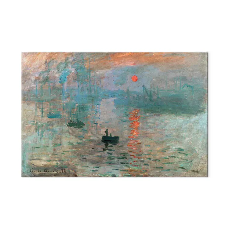 Claude Monet - Impression, Sunrise - Painted Landscape of the Port
