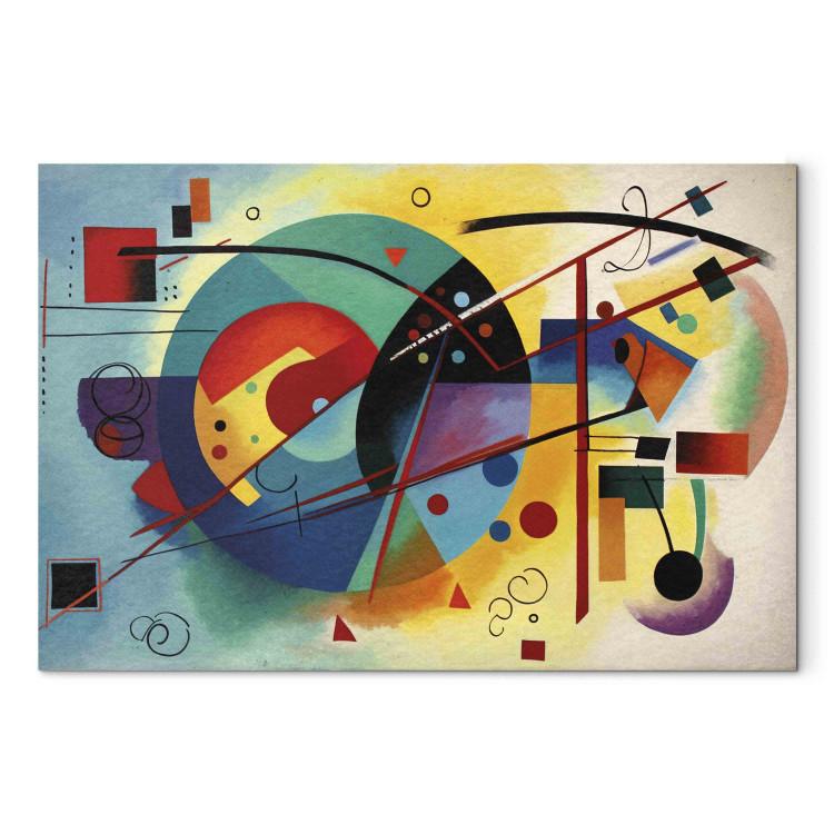 Canvas Print Colorful Abstraction - A Composition Inspired by Kandinsky’s Work
