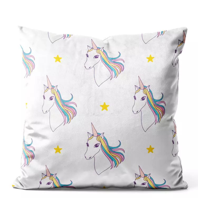 Rainbow unicorn pillow discount