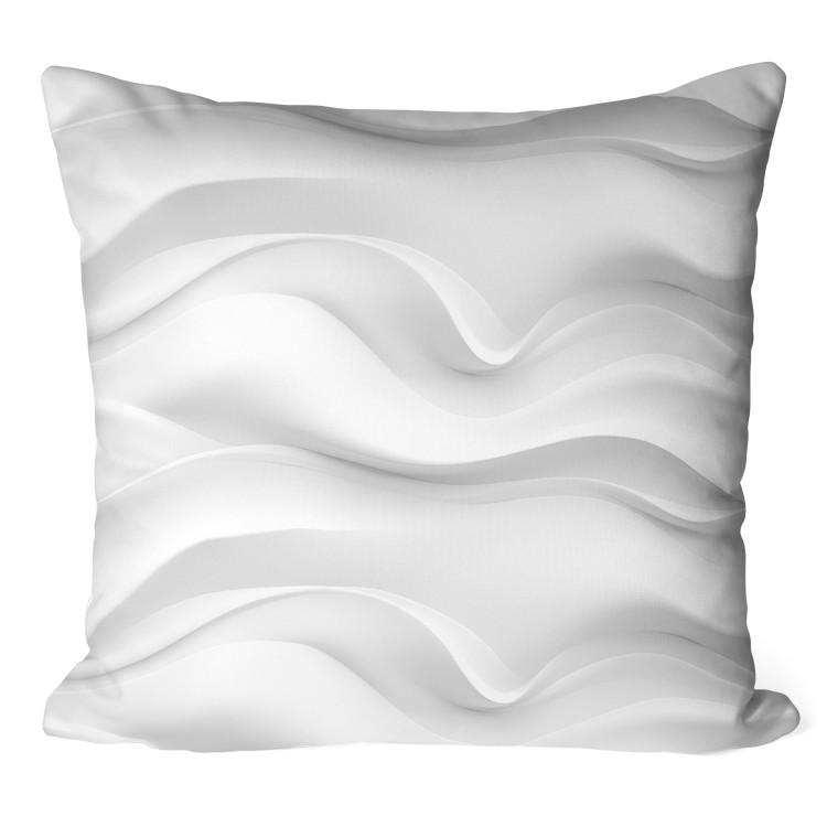 White Waves - Delicate Composition With Organic Shapes