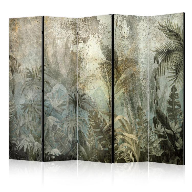 Room Divider Jungle - An Exotic Forest on an Island in Natural Green Colors II [Room Dividers]