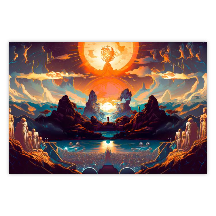 Poster Greek Mythology - A View of the Phenomenal Dawn of the Pantheon of Gods