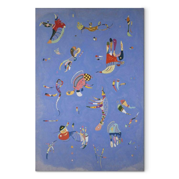Canvas Print Blue Sky - A Composition With Abstract Forms by Kandinsky