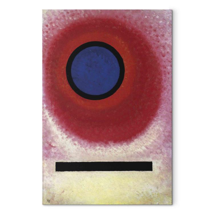 Canvas Print The Blue Circle - An Expressive Composition by Wassily Kandinsky