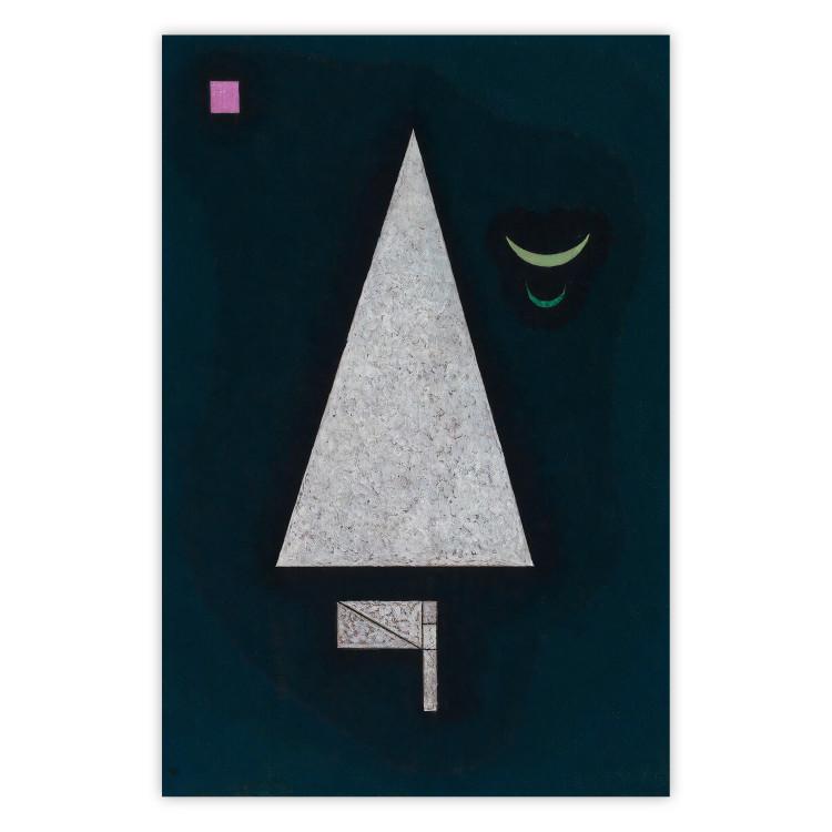 Poster White Sharpness - A Geometric Composition by Wassily Kandinsky
