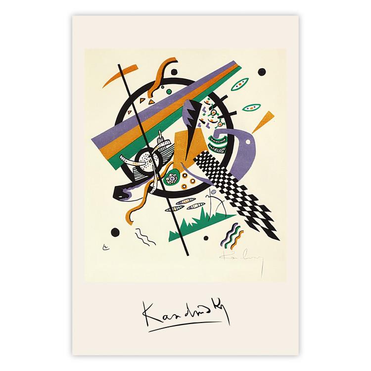 Poster Small Worlds - Kandinsky’s Abstraction Full of Colorful Shapes