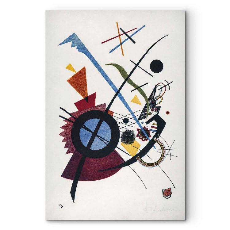 Canvas Print Primary Colors - Kandinsky’s Geometric Abstraction