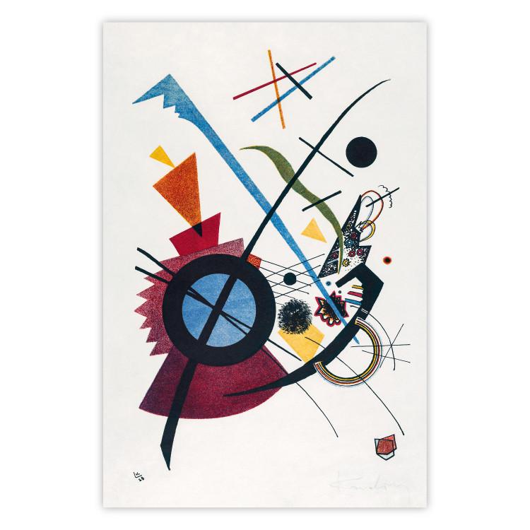 Poster Primary Colors - Kandinsky’s Geometric and Colorful Abstraction