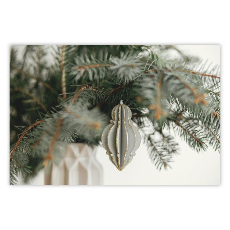 Poster Christmas Decoration - Paper Ornament Hung on Twigs