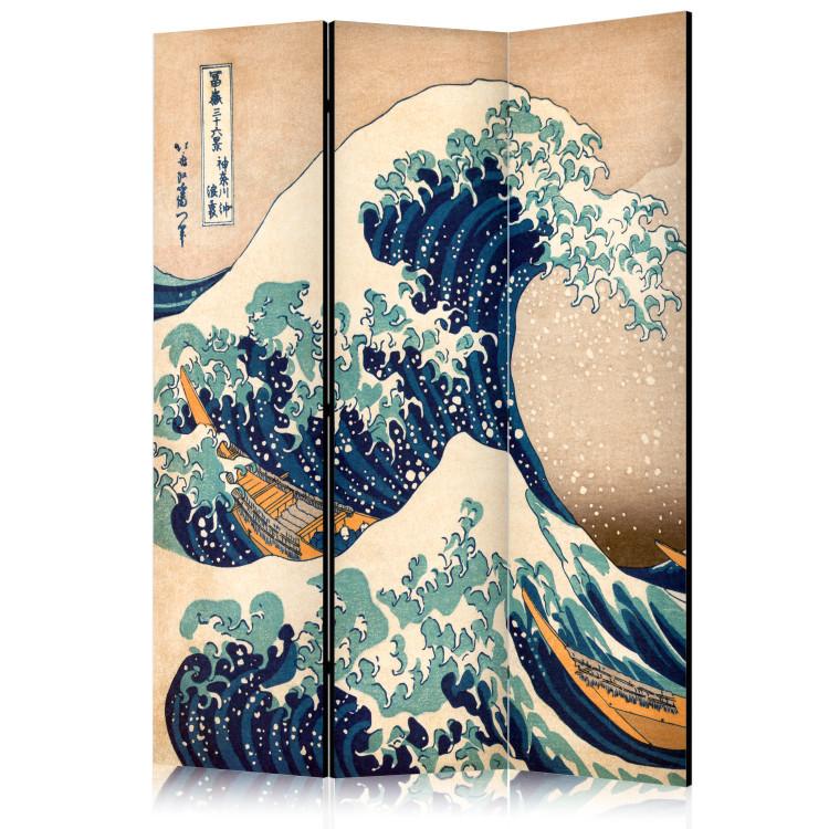 Room Divider Hokusai: The Great Wave off Kanagawa (Reproduction) [Room Dividers]