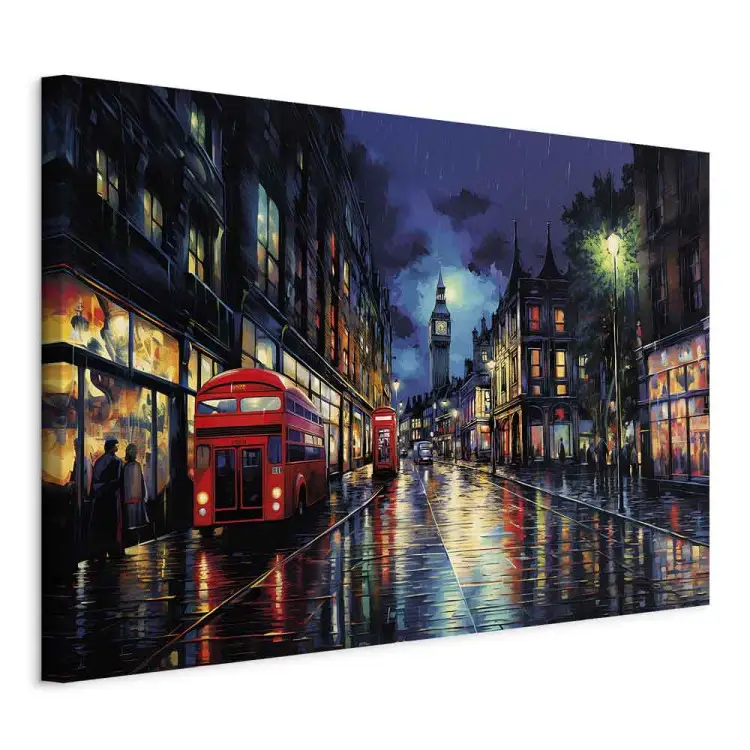  London - Artistic Interpretation of the City's Dynamic Life